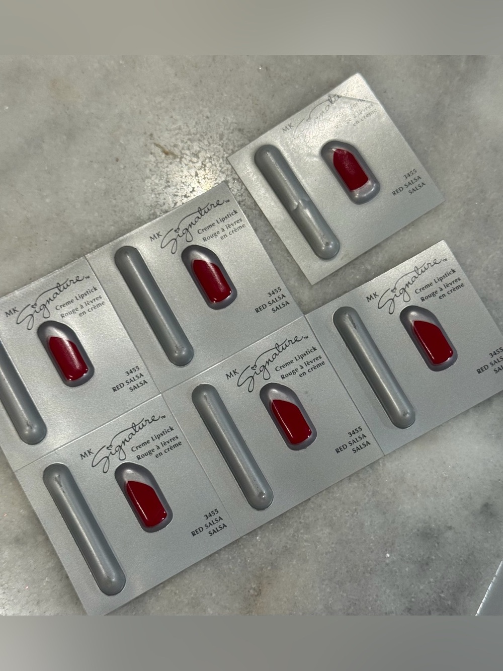 RARE Mary Kay Signature Red Salsa lipstick minis, NEW